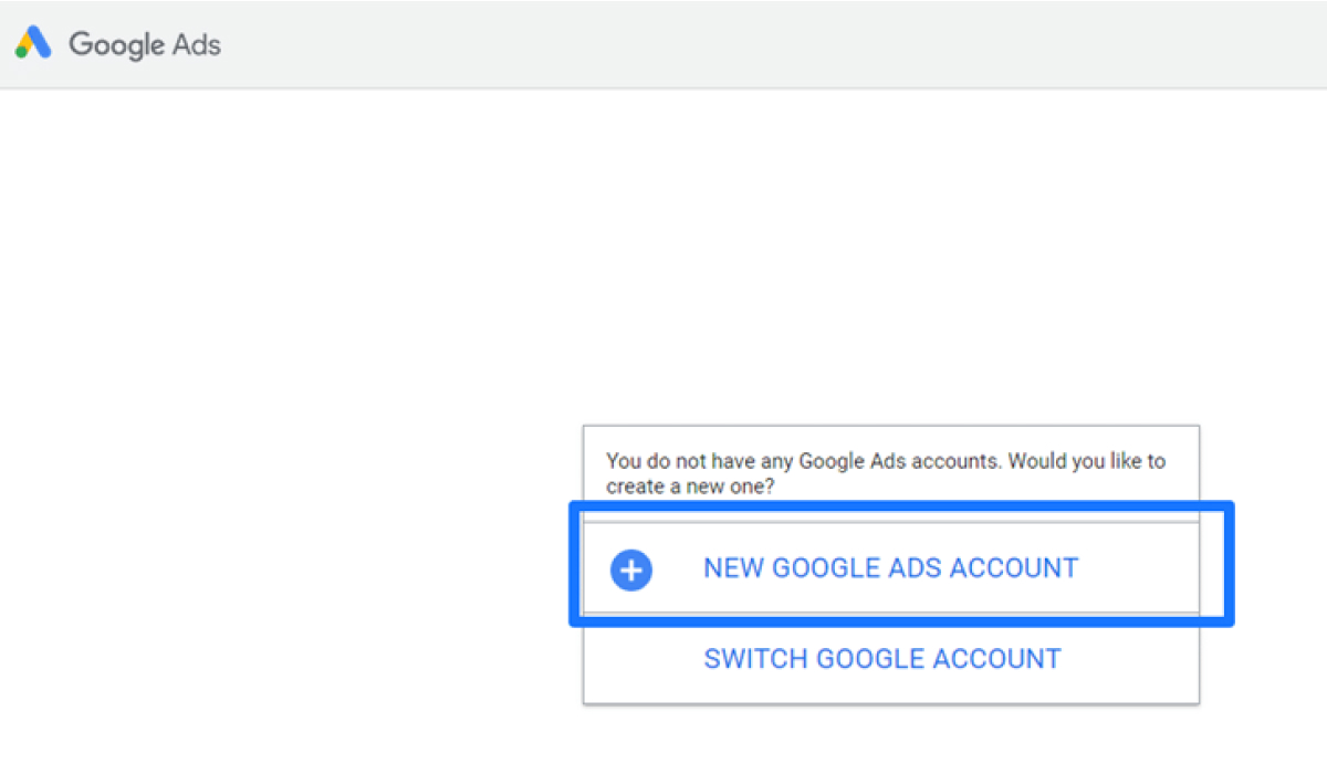 create google ads account