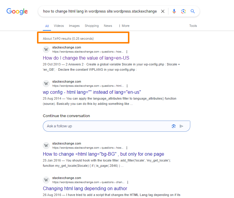 language-attribute-wordpress-google-search